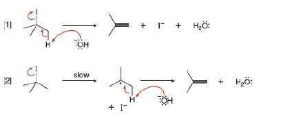 Chapter 6, Problem 6.53P, The conversion of (CH3)3Cl to (CH3)2C=CH2 can occur by either a one-step or a two-step mechanism, as 