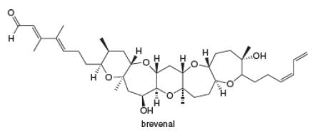 Chapter 9.1, Problem 1P, Problem 9.1 Label each ether and alcohol in brevenal, a marine natural product. Classify each 