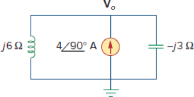 Chapter 10, Problem 3RQ, Using nodal analysis, the value of Vo in the circuit of Fig. 10.45 is: (a) 24 V (b) 8 V (c) 8 V (d) 