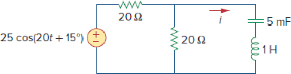 Chapter 10, Problem 49P, Using source transformation, find i in the circuit of Fig. 10.94. Figure 10.94 For Prob. 10.49. 