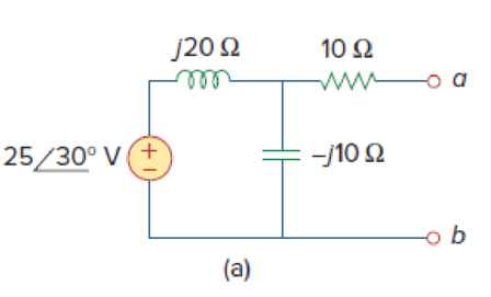 Chapter 10, Problem 55P, Find the Thevenin and Norton equivalent circuits at terminals a-b for each of the circuits in Fig. , example  1