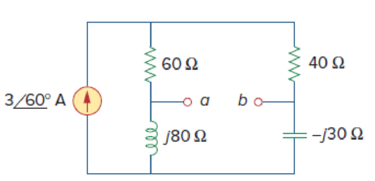 Chapter 10, Problem 64P, For the circuit shown in Fig. 10.107, find the Norton equivalent circuit at terminals a-b. Figure 