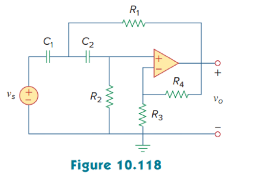 Chapter 10, Problem 75P, In the op amp circuit of Fig. 10.118, find the closed-loop gain and phase shift of the output 