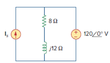 Chapter 11, Problem 64P, Determine Is in the circuit of Fig. 11.83, if the voltage source supplies 6 kW and 1.2 kVAR 