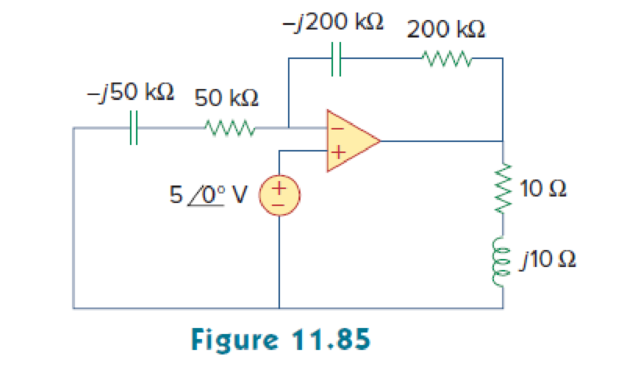 Chapter 11, Problem 66P, Obtain the average power absorbed by the 10- resistor in the op amp circuit in Fig. 11.85. 