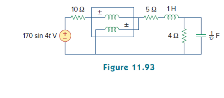 Chapter 11, Problem 78P, Find the wattmeter reading of the circuit shown in Fig. 11.93. 