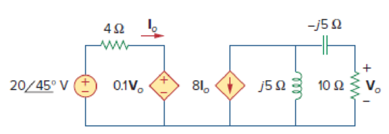 Chapter 11, Problem 7P, Given the circuit of Fig. 11.39, find the average power absorbed by the 10- resistor. Figure 11.39 