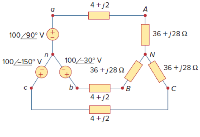 Chapter 12, Problem 39P, Find the real power absorbed by the load in Fig. 12.58. 