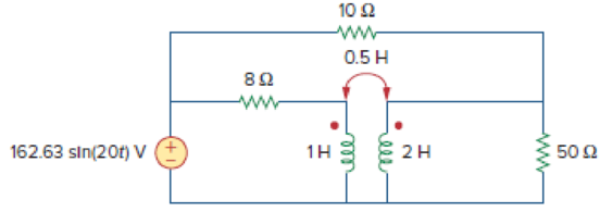Chapter 13, Problem 27P, Find the average power delivered to the 50- resistor in the circuit of Fig. 13.96. 