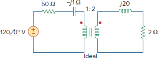 Chapter 13, Problem 42P, For the circuit in Fig. 13.107, determine the power absorbed by the 2- resistor. Assume the 120 V is 