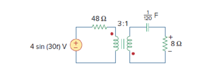 Chapter 13, Problem 45P, For the circuit in Fig. 13.110, find the value of the average power absorbed by the 8- resistor. 