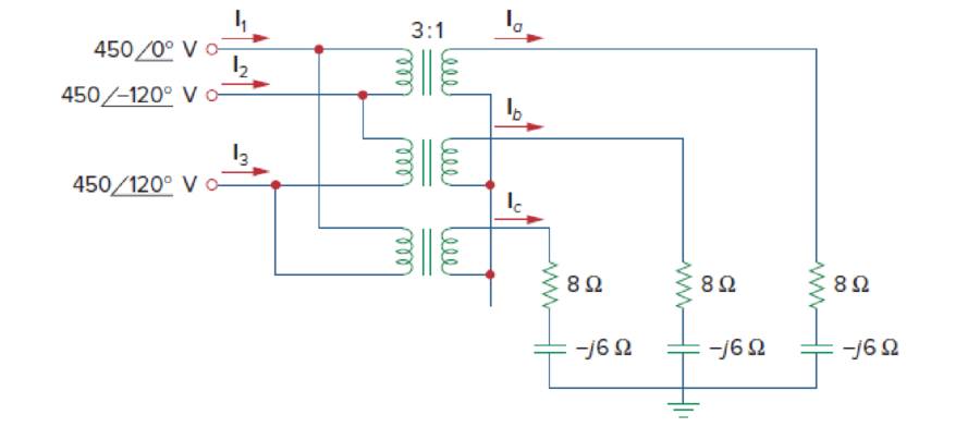 Chapter 13, Problem 72P, In order to meet an emergency, three single-phase transformers with 12,4707,200 V rms are connected 