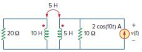 Chapter 13, Problem 8P, Find v(t) for the circuit in Fig. 13.77. 