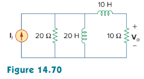 Chapter 14, Problem 3P, For the circuit shown in Fig. 14.70, find H(s) = V0(s)/Ii(s). 