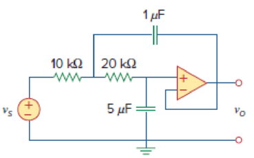 Chapter 14, Problem 83P, The op amp circuit in Fig. 14.100 is to be magnitude-scaled by 100 and frequency-scaled by 105. Find 