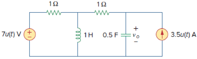 Chapter 16, Problem 30P, Find vo(t), for all t  0, in the circuit of Fig. 16.53. Figure 16.53 