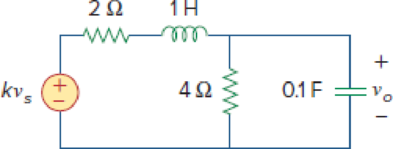 Chapter 16, Problem 76P, For the circuit in Fig. 16.95, find H(s) = Vo(s)/Vs(s). Assume zero initial conditions. Figure 16.95 
