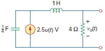 Chapter 16.2, Problem 1PP, Determine vo(t) in the circuit of Fig. 16.6, assuming zero initial conditions. Figure 16.6 For 