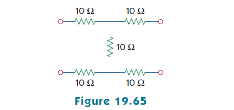 Chapter 19, Problem 28P, In the circuit of Fig. 19.65, the input port is connected to a 1-A current source and the right hand 