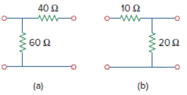 Chapter 19, Problem 30P, Find the h parameters for the networks in Fig. 19.88. Figure 19.88 