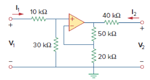 Chapter 19, Problem 62P, Find the z parameters of the op amp circuit in Fig. 19.109. Obtain the transmission parameters. 