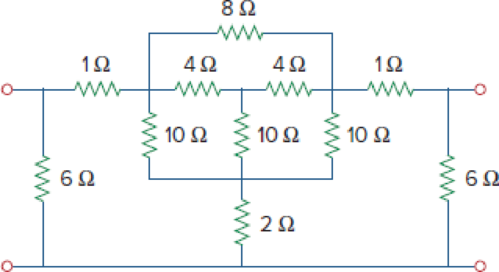 Chapter 19, Problem 76P, Use PSpice or MultiSim to obtain the z parameters of the network in Fig. 19.122. Figure 19.122 