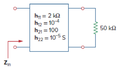 Chapter 19.4, Problem 6PP, Find the impedance at the input port of the circuit in Fig. 19.27. Figure 19.27 