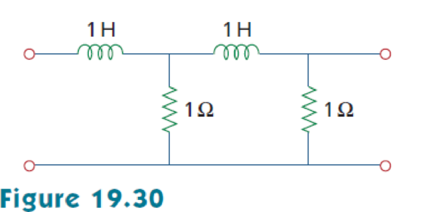Chapter 19.4, Problem 7PP, For the ladder network in Fig. 19.30, determine the g parameters in the s domain. 