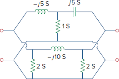 Chapter 19.7, Problem 13PP, Obtain the y parameters for the network in Fig. 19.45. Figure 19.45 
