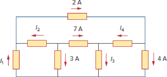 Chapter 2, Problem 13P, For the circuit in Fig. 2.77, use KCL to find the branch currents I1 to I4. Figure 2.77 For Prob. 