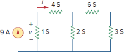 Chapter 2, Problem 33P, Obtain v and i in the circuit of Fig. 2.97. Figure 2.97 For Prob. 2.33. 