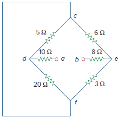 Chapter 2, Problem 47P, Find the equivalent resistance Rab in the circuit of Fig. 2.111. Figure 2.111 