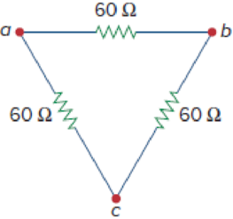 Chapter 2, Problem 49P, Transform the circuits in Fig. 2.113 from  to Y. Figure 2.113 , example  1