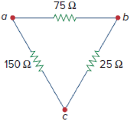 Chapter 2, Problem 49P, Transform the circuits in Fig. 2.113 from  to Y. Figure 2.113 , example  2