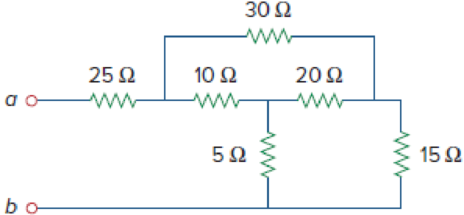 Chapter 2, Problem 51P, Obtain the equivalent resistance at the terminals a-b for each of the circuits in Fig. 2.115. Figure , example  2