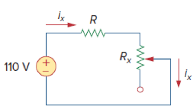 Chapter 2, Problem 64P, The potentiometer (adjustable resistor) Rx in Fig. 2.126 is to be designed to adjust current ix from 
