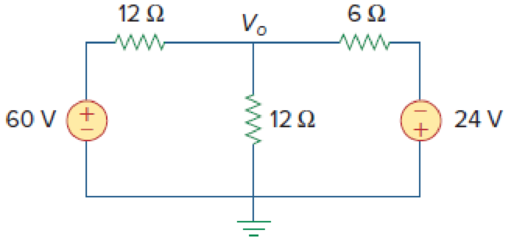 Chapter 3, Problem 11P, Find Vo and the power dissipated in all the resistors in the circuit of Fig. 3.60. 