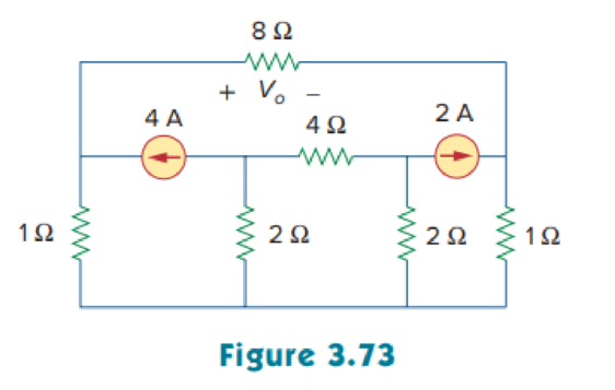 Chapter 3, Problem 24P, Use nodal analysis and MATLAB to find Vo in the circuit of Fig. 3.73. 