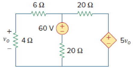 Chapter 3, Problem 37P, Using nodal analysis, find vo in the circuit of Fig. 3.57. Figure 3.57 For Prob. 3.8 and Prob. 3.37. 