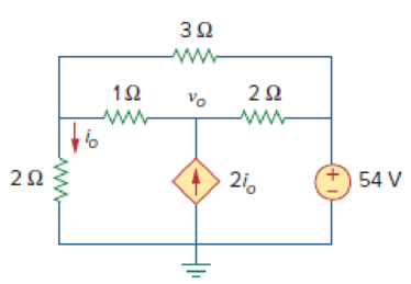 Chapter 3, Problem 49P, Find vo and io in the circuit of Fig. 3.94. Figure 3.94 