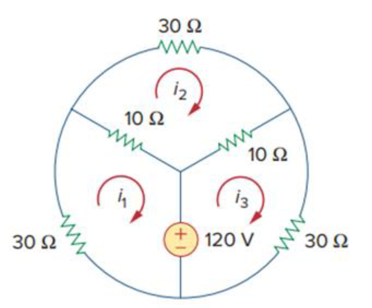 Chapter 3, Problem 58P, Find i1, i2, and i3 in the circuit of Fig. 3.103. Figure 3.103 For Prob. 3.58. 