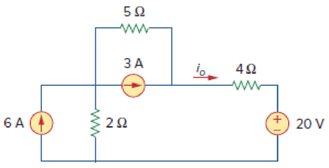 Chapter 4, Problem 26P, Use source transformation to find io in the circuit of Fig. 4.94. Figure 4.94 