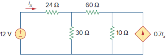 Chapter 4, Problem 30P, Use source transformation on the circuit shown in Fig 4.98 to find ix. Figure 4.98 