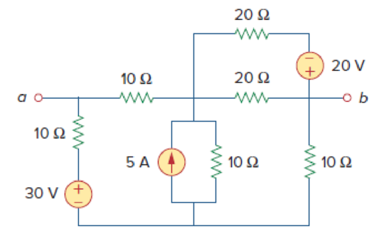 Chapter 4, Problem 42P, For the circuit in Fig. 4.109, find the Thevenin equivalent between terminals a and b. Figure 4.109 