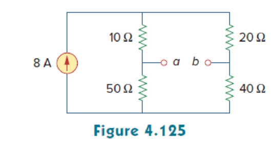 Chapter 4, Problem 59P, Determine the Thevenin and Norton equivalents at terminals a-b of the circuit in Fig. 4.125. 