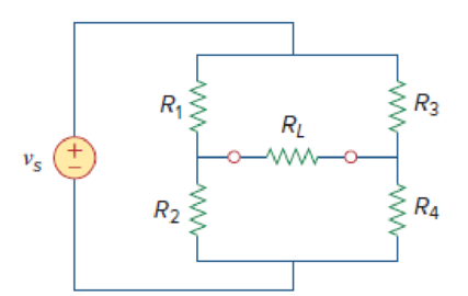 Chapter 4, Problem 74P, For the bridge circuit shown in Fig. 4.140, find the load RL for maximum power transfer and the 