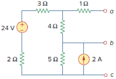 Chapter 4, Problem 77P, Use PSpice or MultiSim to solve Prob. 4.44. For the circuit in Fig. 4.111, obtain the Thevenin 