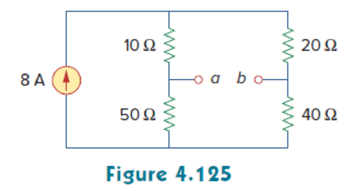 Chapter 4, Problem 80P, Use PSpice or MultiSim to find the Thevenin equivalent circuit at terminals a-b of the circuit in 