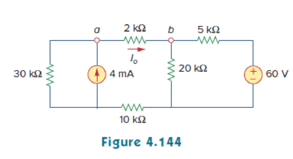 Chapter 4, Problem 88P, Consider the circuit in Fig. 4.144. An ammeter with internal resistance Ri is inserted between A and 