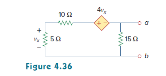 Chapter 4.5, Problem 10PP, Obtain the Thevenin equivalent of the circuit in Fig. 4.36. 